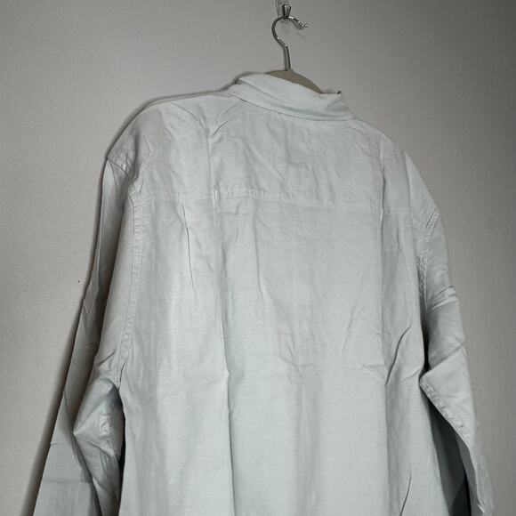 Hawker Rye Slim Fit Long Sleeve Button-Up Shirt Baby Blue NWT Size XXL - Picture 6 of 9